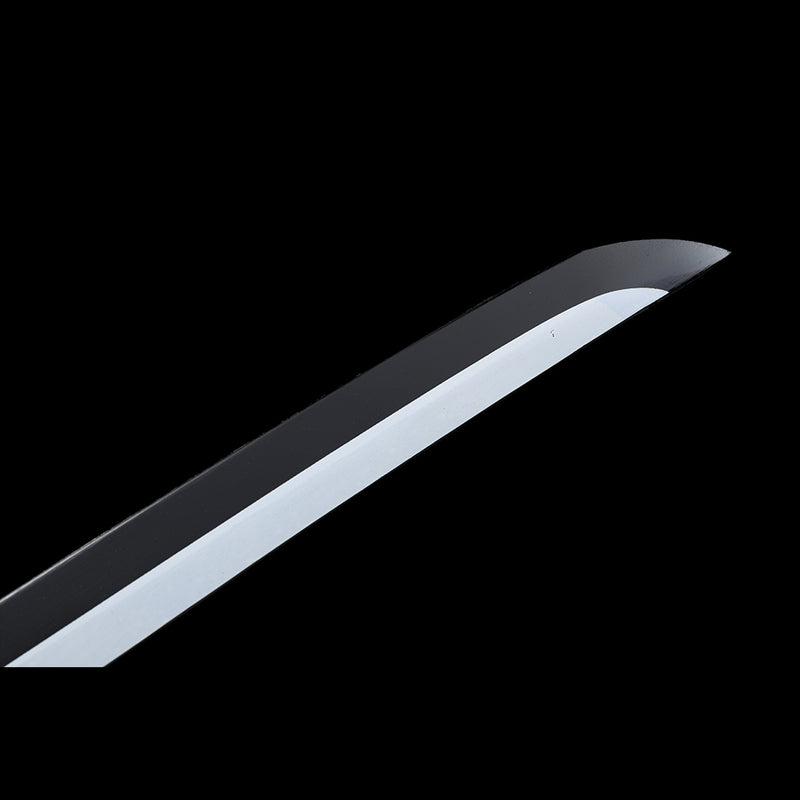 1095 High Carbon Steel Tanjiro Sword | Black Nichirin Katana 