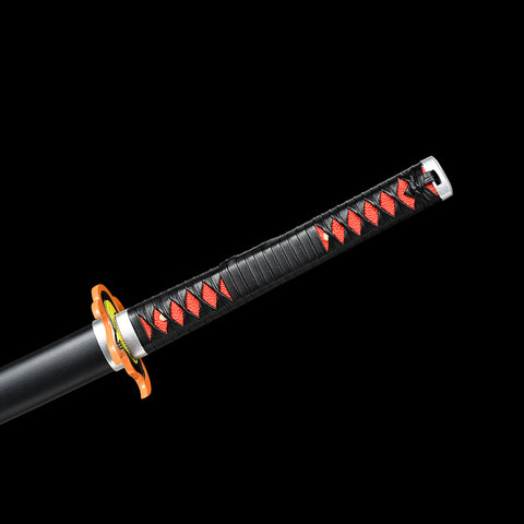 anime Sword Tanjiro Kamado Nichirin 3rd Generation katana 1095 High Carbon steel demon slayer characters   Sageo QQ-0101 17
