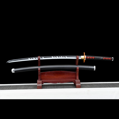 anime Sword Tanjiro Kamado Nichirin 3rd Generation katana 1095 High Carbon steel demon slayer characters QQ-0101 4