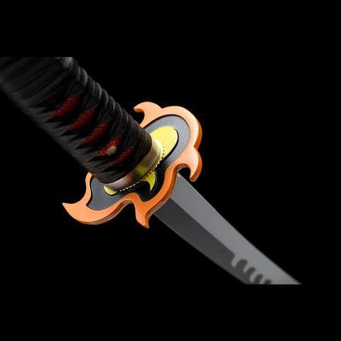 anime Sword Tanjiro Kamado Nichirin 3rd Generation katana 1095 High Carbon steel demon slayer characters  Tsuba Fitting QQ-0101 14