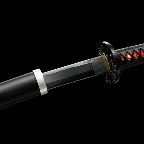 Anime Katana – Shinobu’s Demon Slayer Sword with Black Blade Habaki QQ-0102 5