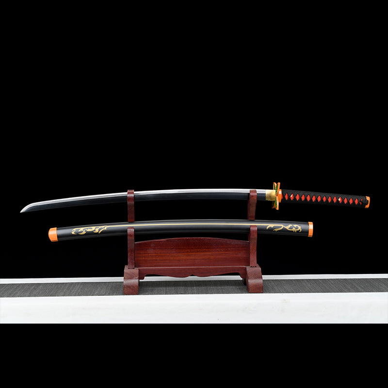 Demon Slayer Shinobu Kocho Katana - 1095 Steel, Black or Pink Blade 