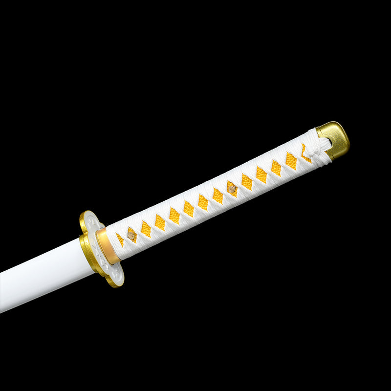 1095 High Carbon Steel Anime Katana Demon Slayer Zenitsu Agatsuma Katana Sword 