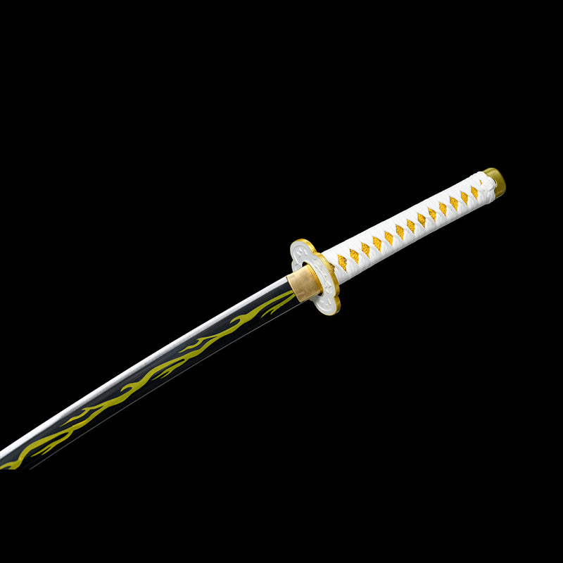 1095 High Carbon Steel Anime Katana Demon Slayer Zenitsu Agatsuma Katana Sword 