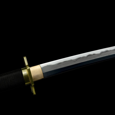 Anime sword one piece characters roronoa zoro Yubashiri katana 1095 High Carbon Steel Hand Sharpening
QQ-0113 COOLKATANA 9