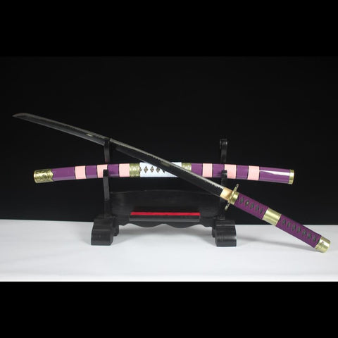 Handmade Anime One Piece Nidai Kitetsu Katana Sword 1045 Steel Full Tang Shinogidukuri-COOLKATANA-HY-0006-U