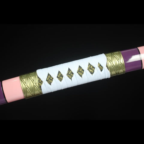 Handmade Anime One Piece Nidai Kitetsu Katana Sword 1045 Steel Full Tang Shinogidukuri-COOLKATANA-HY-0006-U