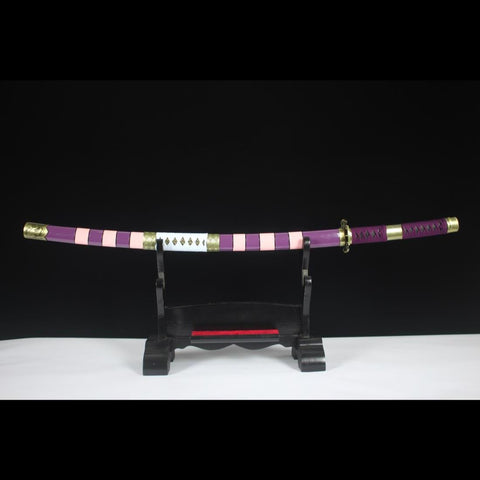 Handmade Anime One Piece Nidai Kitetsu Katana Sword 1045 Steel Full Tang Shinogidukuri-COOLKATANA-HY-0006-U