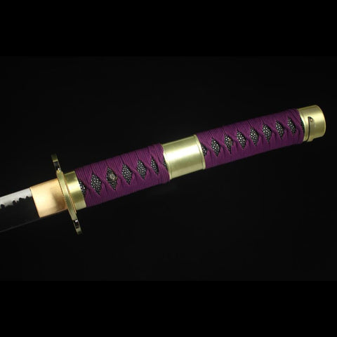 Handmade Anime One Piece Nidai Kitetsu Katana Sword 1045 Steel Full Tang Shinogidukuri-COOLKATANA-HY-0006-U