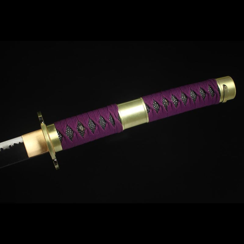 Handmade One Piece Nidai Kitetsu Katana Sword Carbon Steel 