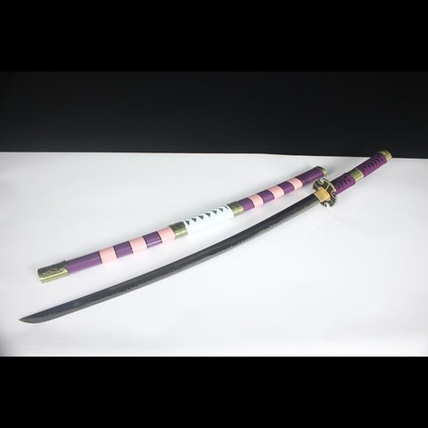 Handmade Anime One Piece Nidai Kitetsu Katana Sword 1045 Steel Full Tang Shinogidukuri-COOLKATANA-HY-0006-U