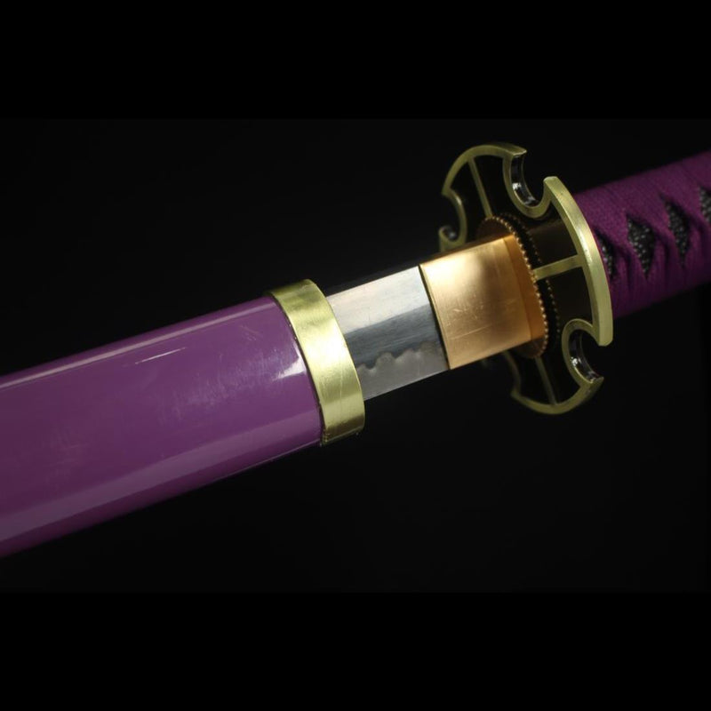 Handmade One Piece Nidai Kitetsu Katana Sword Carbon Steel 
