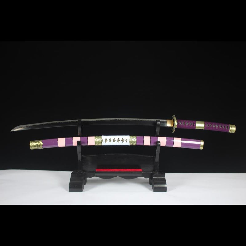 Handmade One Piece Nidai Kitetsu Katana Sword Carbon Steel 