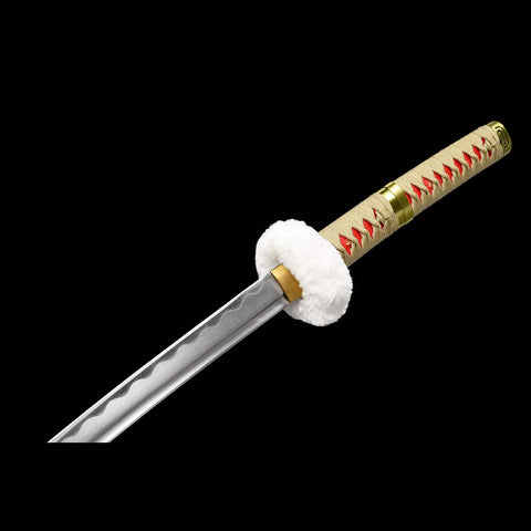 Anime sword one piece characters Trafalgar Law Kikoku Sword katana 1060 Carbon Steel Saya QQ-0122-U COOLKATANA 10