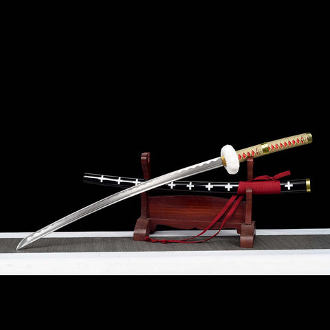 Anime sword one piece characters Trafalgar Law Kikoku Sword katana 1060 Carbon Steel QQ-0122-U
COOLKATANA 1