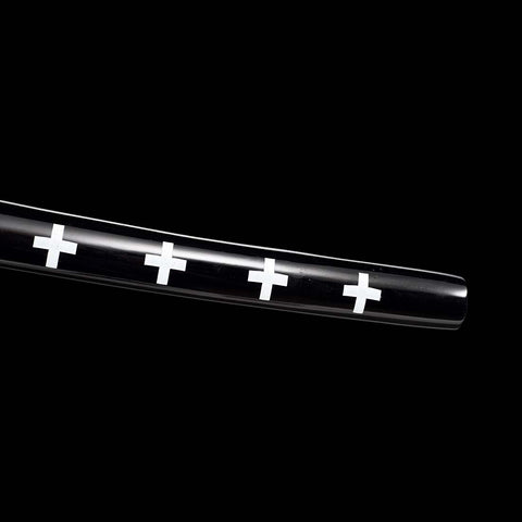 Anime sword one piece characters Trafalgar Law Kikoku Sword katana 1060 Carbon Steel Saya QQ-0122-U COOLKATANA 14QQ-0122z-U