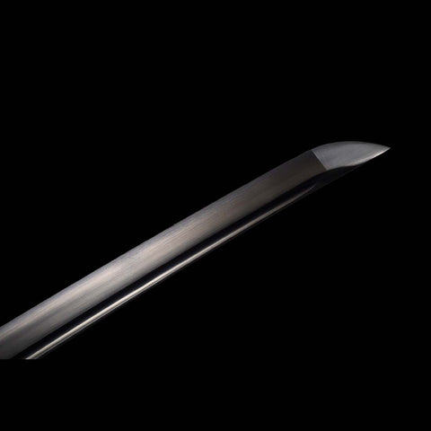 Handmade Japanese Katana Sword 1060 Carbon Steel Full Tang Blade With Black Saya-COOLKATANA-QQ-0125-U