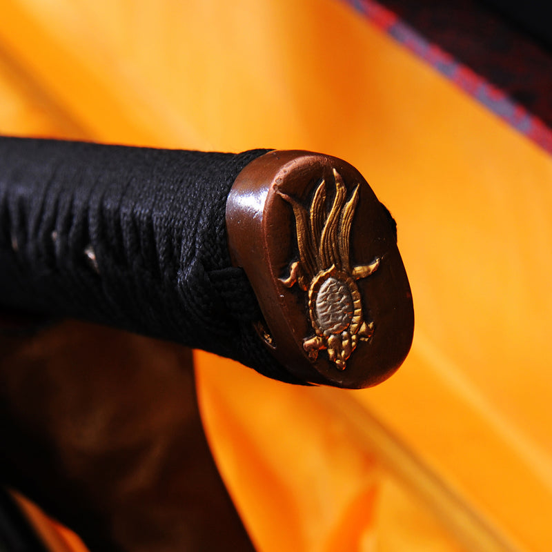 Handmade Japanese Katana Sword 1095 High Carbon Steel Abrasived Hamon  