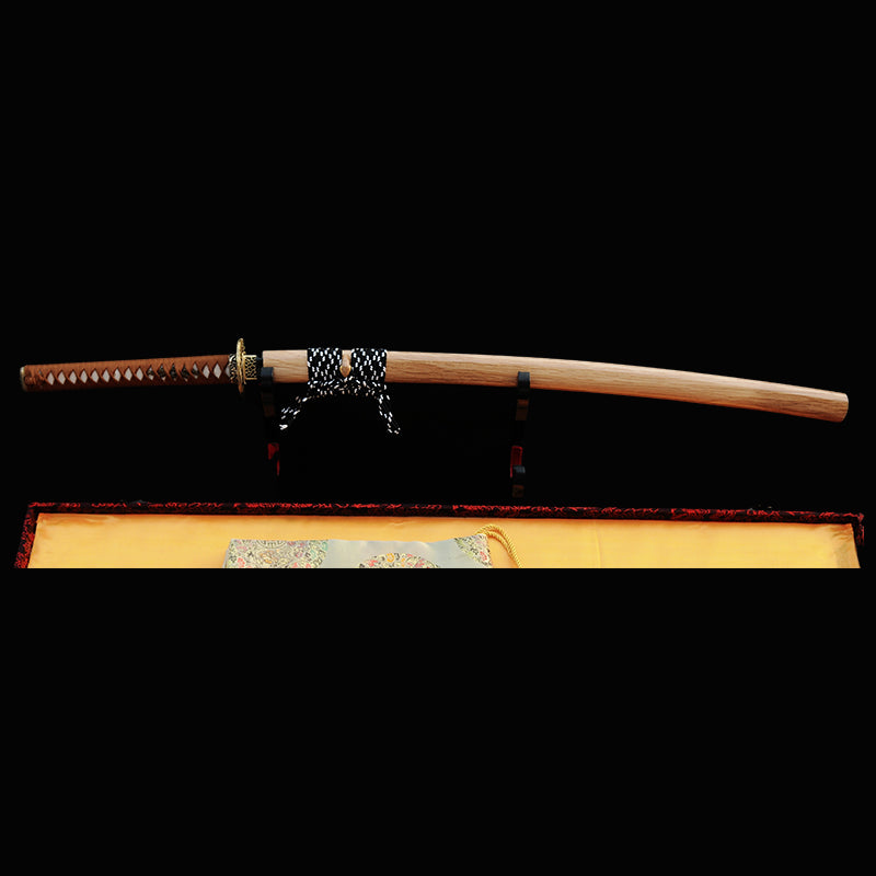 Handmade Japanese Katana Sword 1095 High Carbon Steel Clay Tempred Ful 