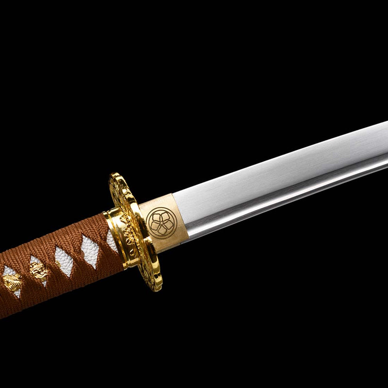 MoYang Sword 9260 Spring Steel Japanese Samurai Katana with Bo-hi Full Tang Painting Saya 