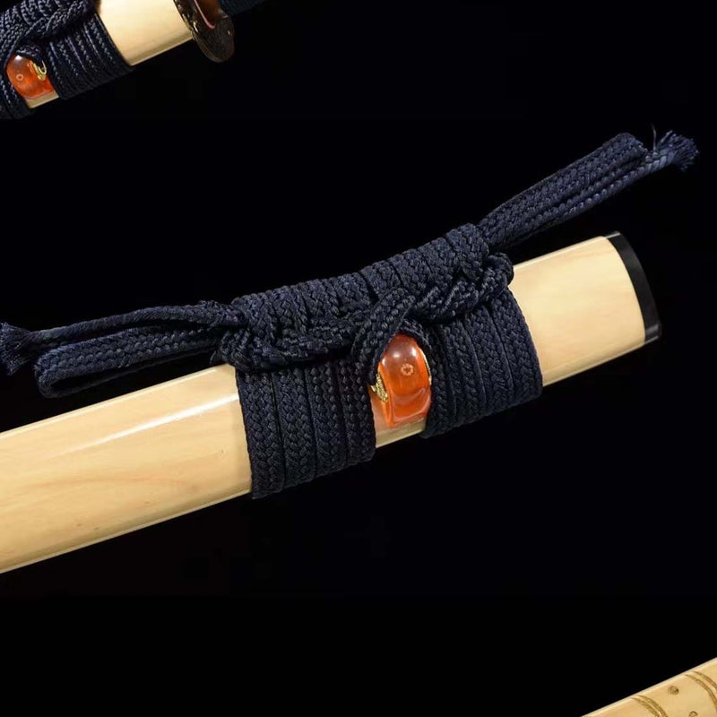Falcon Theme T10 Steel Full Tang Japanese Samurai Katana with Carved Saya Gilding Tsuba 