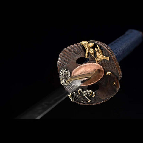 Falcon Katana Gilding Tsuba-QQ-0222-U