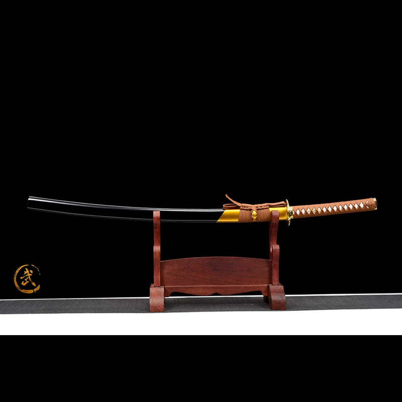 9260 Spring Steel Full Tang Red Blade Japanese Samurai Katana with Bo-hi 