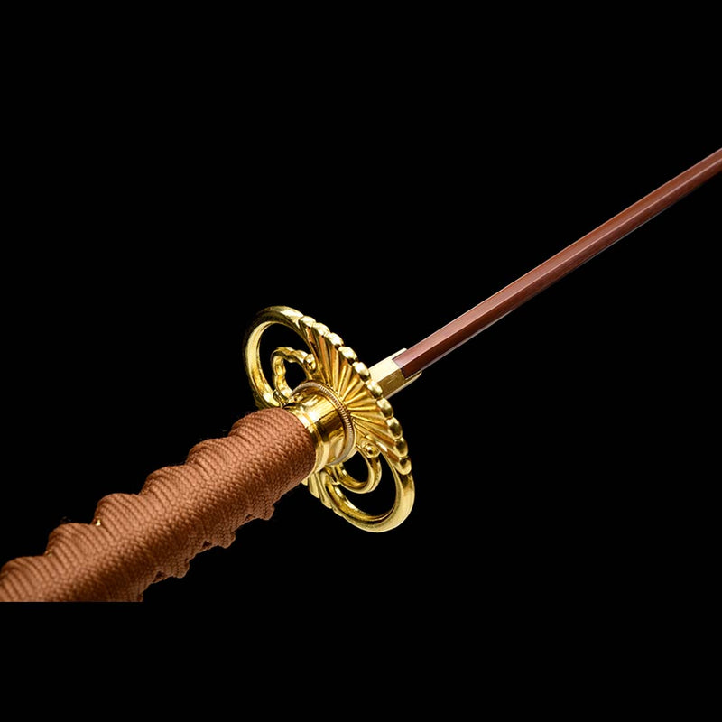 9260 Spring Steel Full Tang Red Blade Japanese Samurai Katana with Bo-hi 