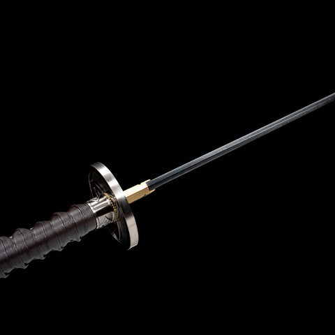 High Manganese Steel Black Blade Katana-QQ-0236-U