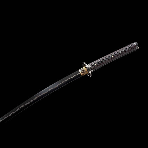 High Manganese Steel Thunder Pattern Blade Sword-QQ-0236-U