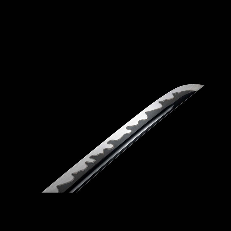 High manganese Steel Fire Pattern Blade Full Tang Japanese Samurai Katana 