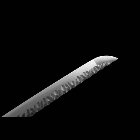 Snake Pattern Sword Folded Steel Full Tang Blade-QQ-0225-U