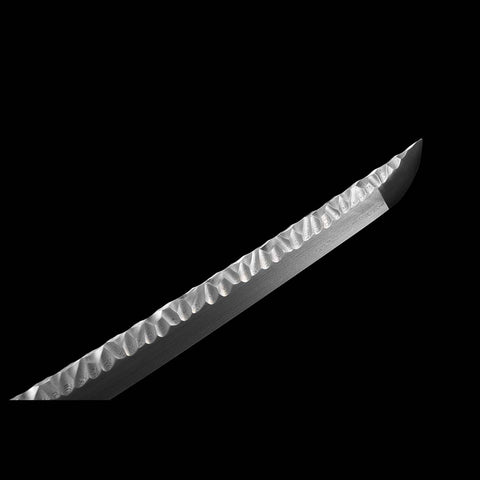 Snake Pattern Sword Folded Steel Full Tang Blade-QQ-0225-U