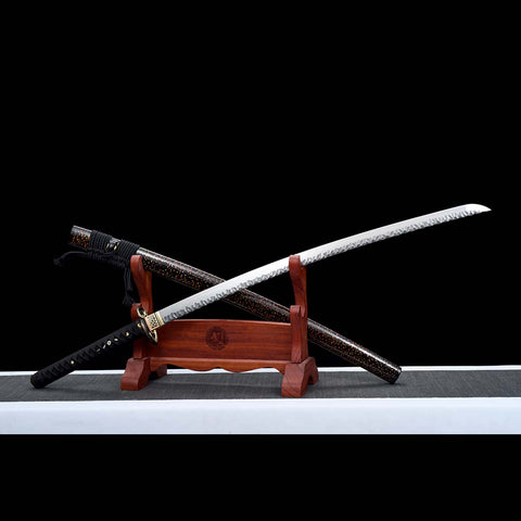 Authentic Snake Pattern Katana Sword-QQ-0225-U