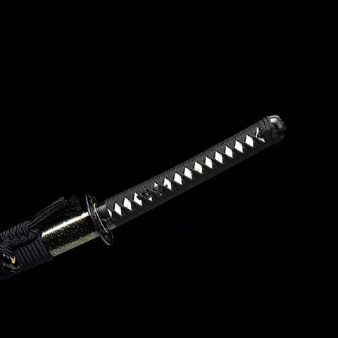 Folded Steel Bluing Blade Sword Tsuka-QQ-0239-U