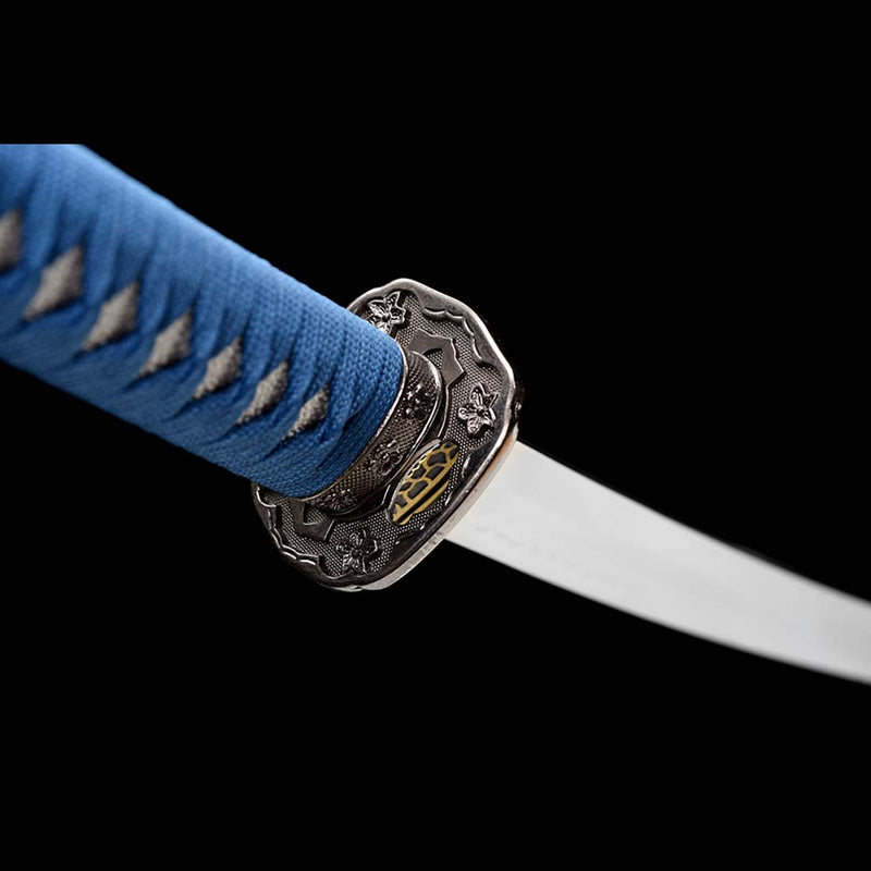 Murasakino Hantachi T10 Steel Full Tang Blade Japanese Tachi Sword with Painted Saya 