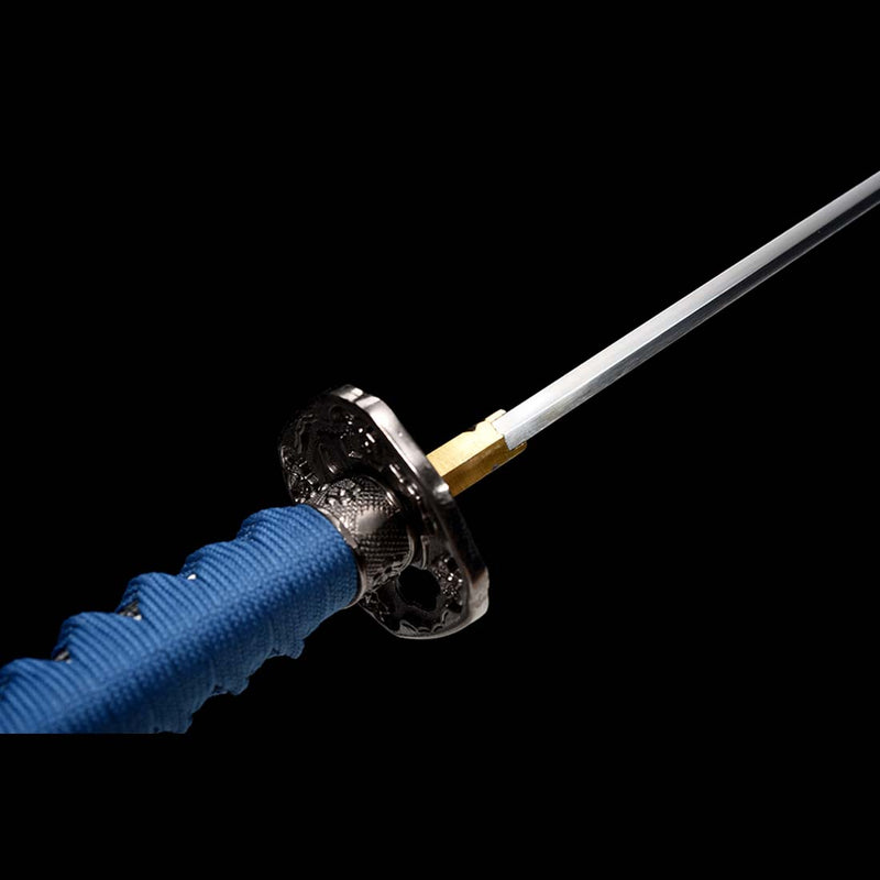 Murasakino Hantachi T10 Steel Full Tang Blade Japanese Tachi Sword with Painted Saya 