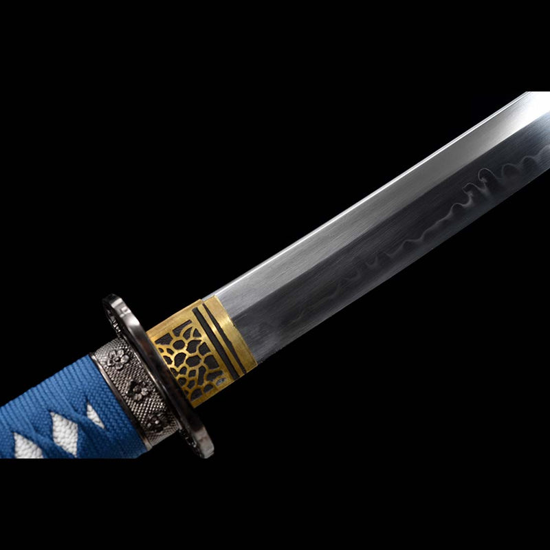 Murasakino Hantachi T10 Steel Full Tang Blade Japanese Tachi Sword with Painted Saya 