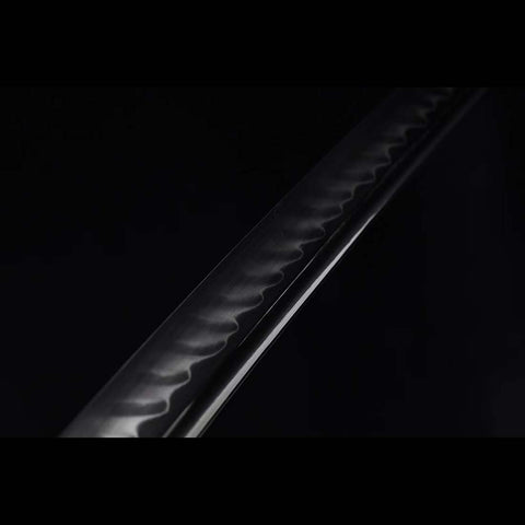 Handmade Japanese Samurai Katana, T10 Steel Mirrorlike Blade with Bo-hi Full Tang Dragon Samurai Saya-COOLKATANA-QQ-0248-U