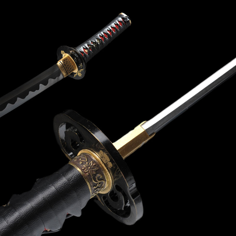 Handgefertigtes japanisches Wakizashi-Schwert 1095 Kohlenstoffstahl Starker Vollerl - COOLKATANA 