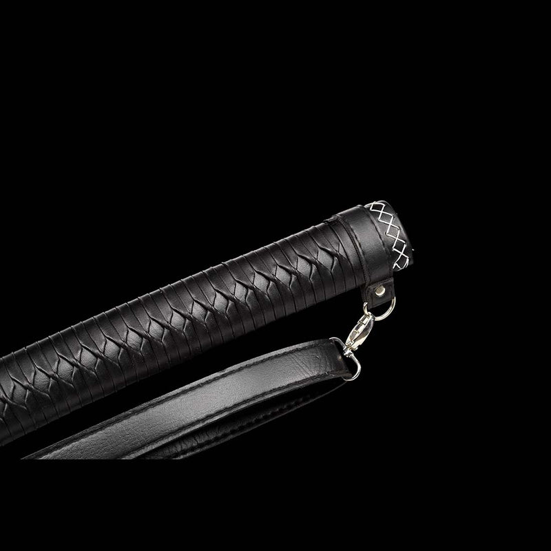 The Walking Dead Michonne Katana พร้อม Hamon Black Saya และใบมีดเหล็กกล้าคาร์บอน 1060 