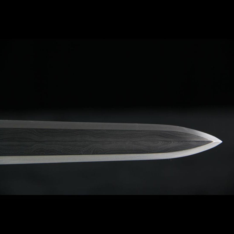 Handmade Chinese Sword Broken Jade Sword Goatxu Jian Folded Steel Eigh 