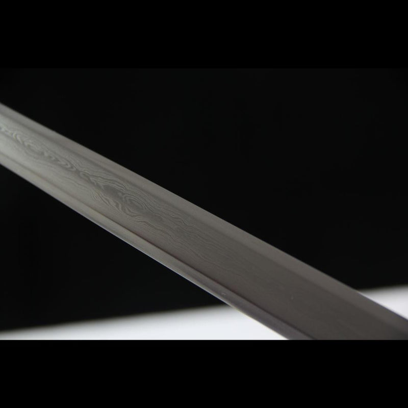 Handmade Chinese Sword Broken Jade Sword Goatxu Jian Folded Steel Eigh 