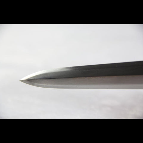 Handmade Chinese Sword Mini Longquan Short Sword Folded Steel Blade Ebony Scabbard-COOLKATANA-SL-7006-U
