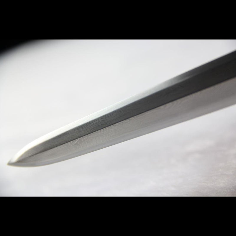 Handmade Chinese Sword Mini Longquan Short Sword Folded Steel Blade Eb 