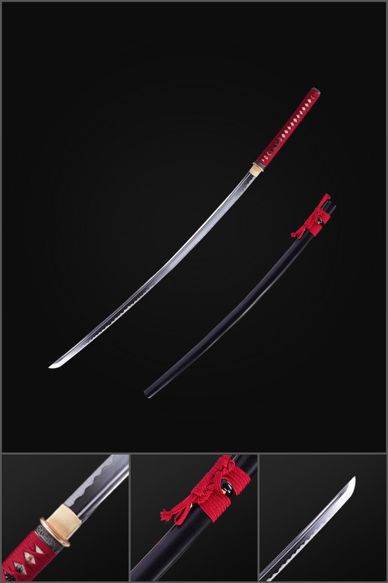 Hand Forged Odachi Japanese Samurai Long Sword Manganese Steel Blade O 