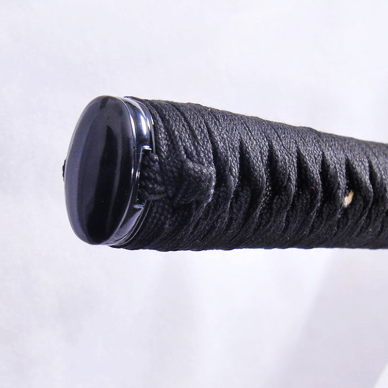 Handgeschmiedetes japanisches Ninja-Schwert Ninjato aus 1095 Kohlenstoffstahl mit gerader Klinge und Blasnadeln - COOLKATANA 