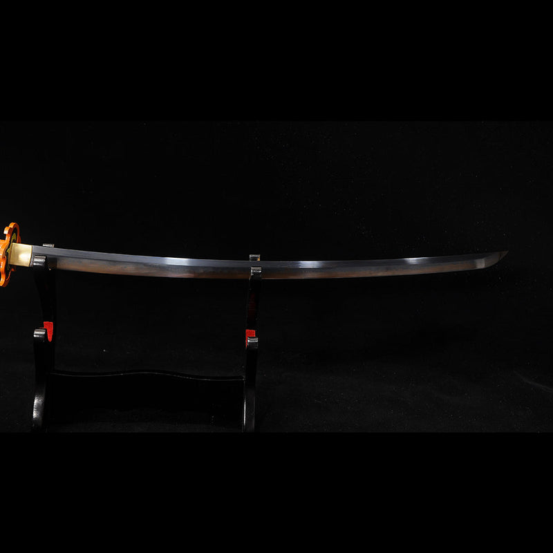 Hand Forged Anime Katana Demon Slayer Rengoku Kyojuro Nichirin Katana  