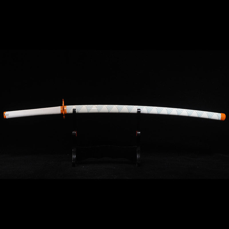 Hand Forged Anime Katana Demon Slayer Rengoku Kyojuro Nichirin Katana  