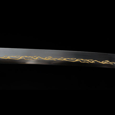 anime katana demon slayer sword Zenitsu Agatsuma Nichirin Sword 1095 High Carbon Steel Clay Tempered Sharpening SL-1430-U COOLKATANA 8